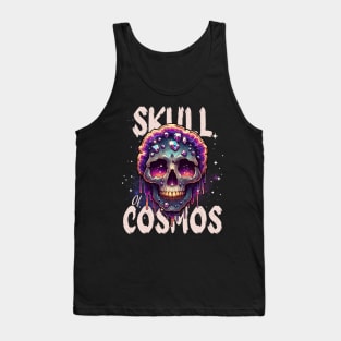 Cosmic skull head Tank Top